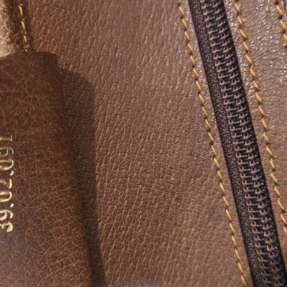 GUCCI 1970's Accessories Collection coated canvas/leather/webbing large tote bag - Picture 16 of 17